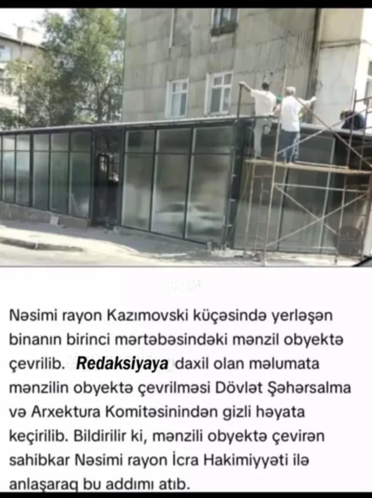 Nəsimi Rayonunda Yeni Səpələnən Skandal