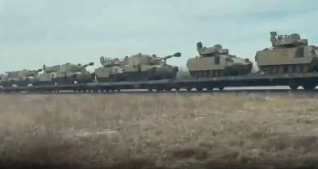 As tensions rise in the Middle East, tank images spread on social media strengthen concerns about a 'doomsday plan'.