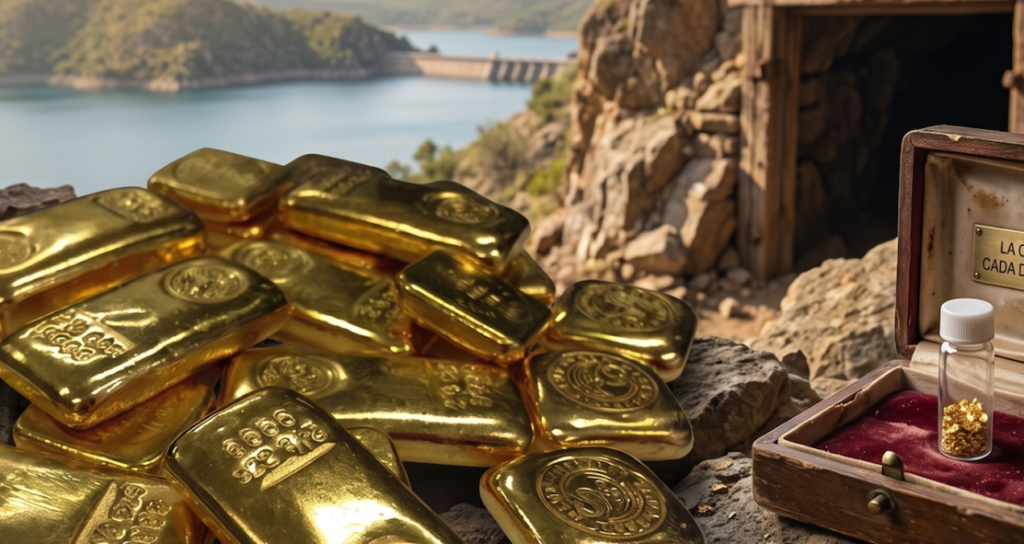 Gold is gifted to tourists every day in a small town in Argentina