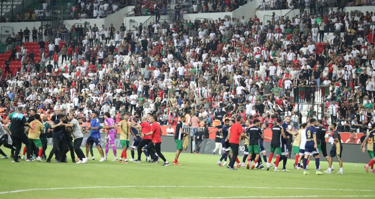 Amedspor-Erzurumspor matçında cəzalar verildi, ümumilikdə 24 oyun