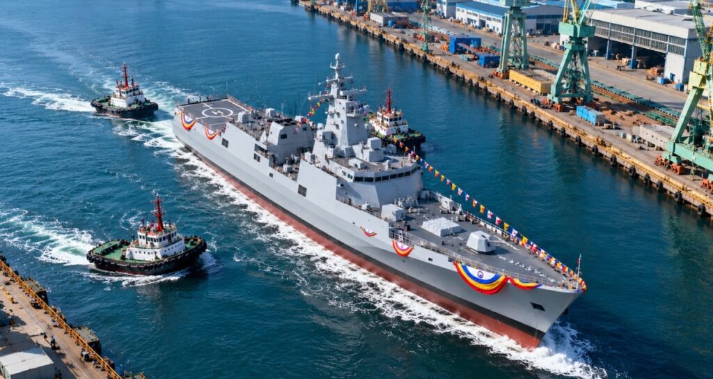 Philippines expands its naval fleet: A 94-meter giant vessel manufactured in Turkey has been launched
