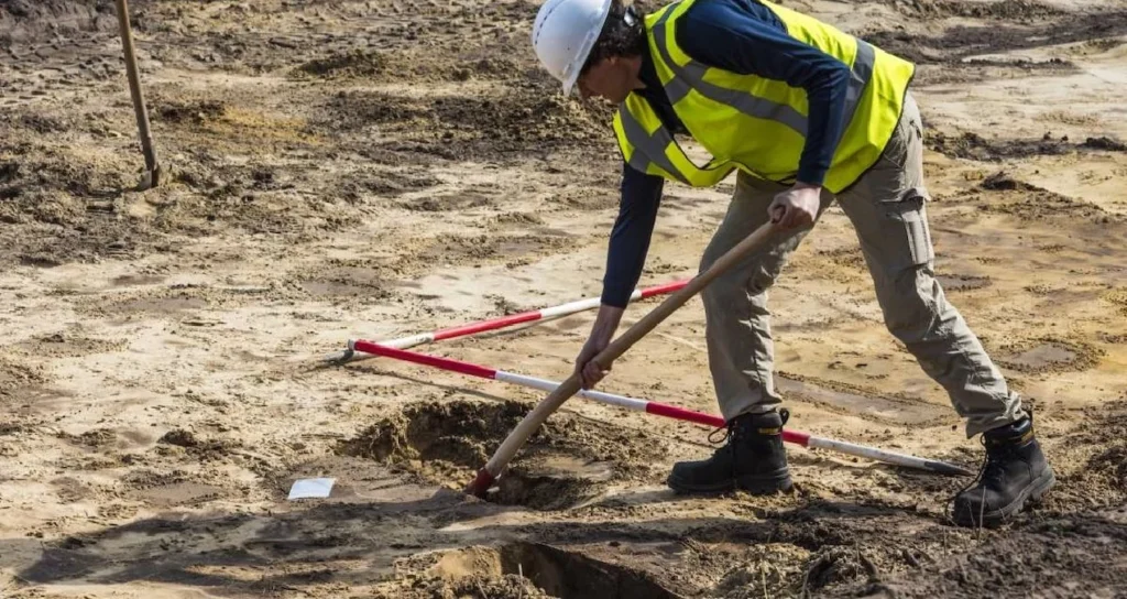 28-meter giant dinosaur remains unearthed during road construction in China