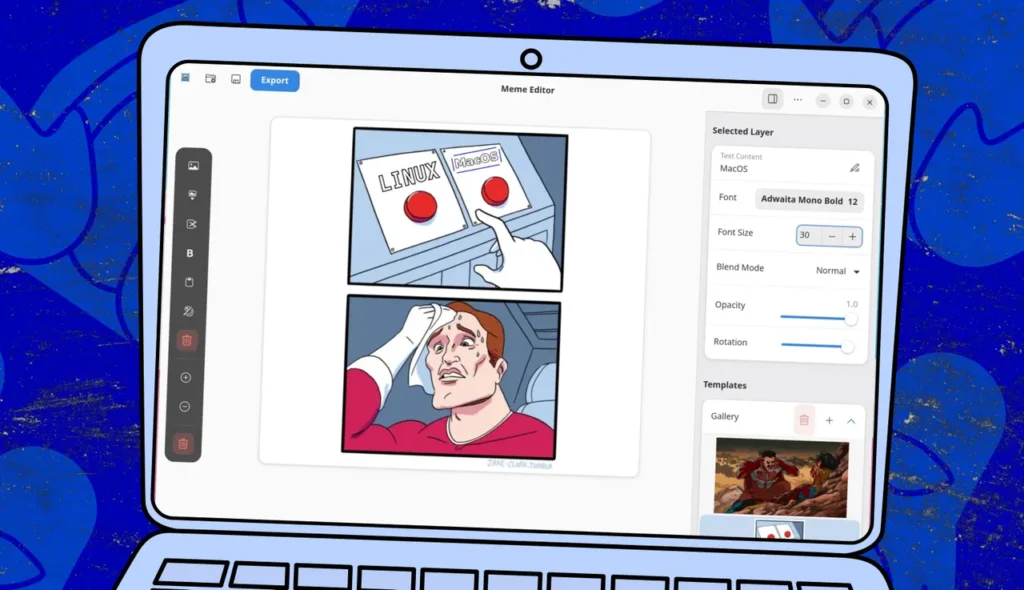 Альтернатива GIMP для Linux: бесплатное приложение для создания мемов за секунды!