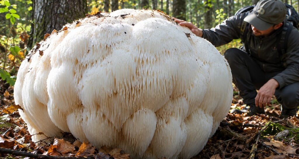 A giant mushroom species weighing over 2 kilograms was found in China