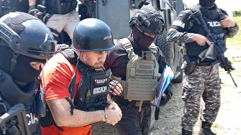 Ekvadorun baş narkobaronu ABŞ-a ekstradisiya edildi