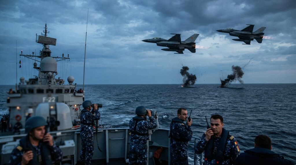 Romania neutralizes two drones in the Black Sea sky