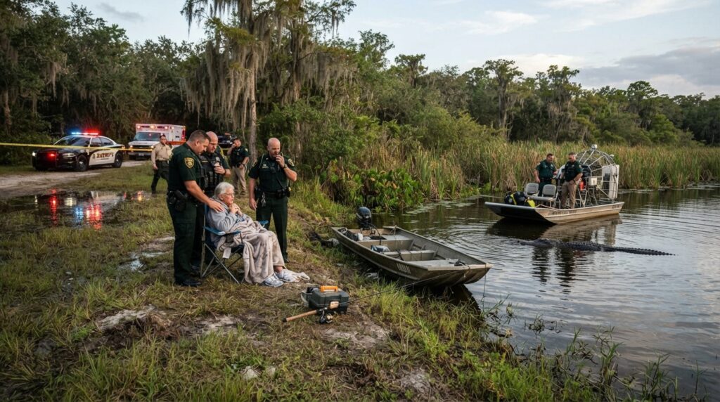 Horrific incident in Florida: 71-year-old fisherman attacked by alligator
