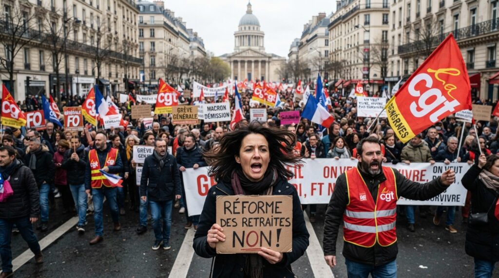 Large-scale protests in France: Over half a million people flock to the squares