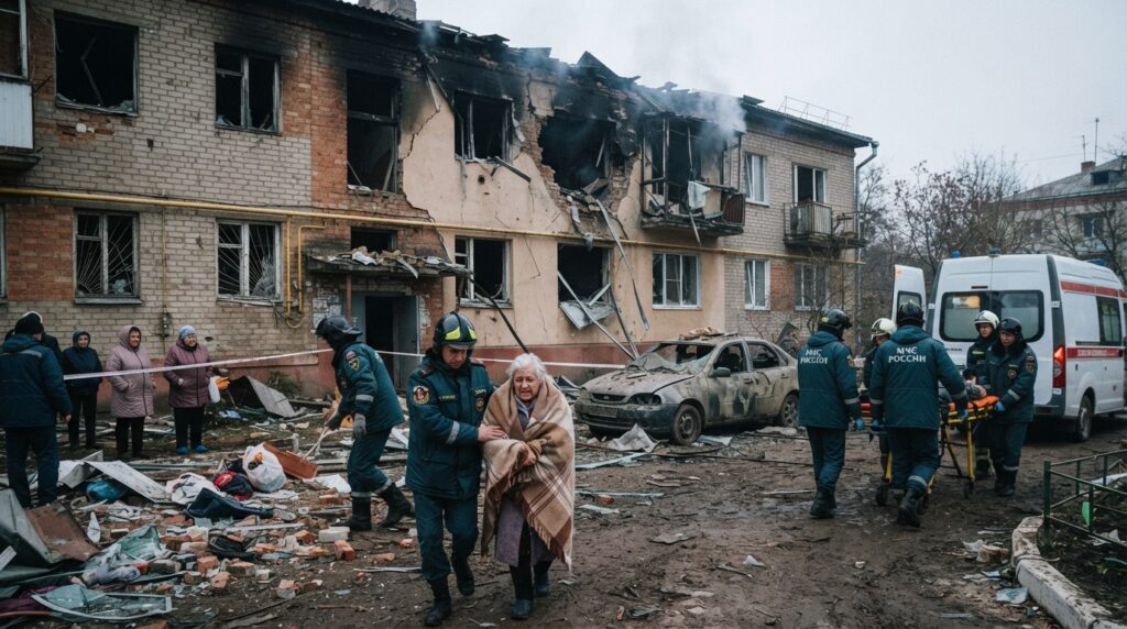 Dead and injured as a result of the attack on Belgorod region