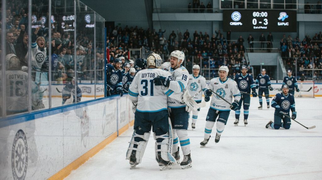 KHL: “Barys” defeated “Sibir” in Novosibirsk, ending their opponent's successful run