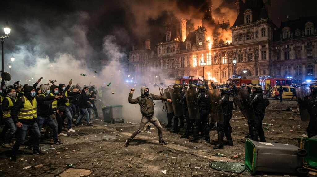 Tensions rising in France: Instances of violence intensify in protest rallies