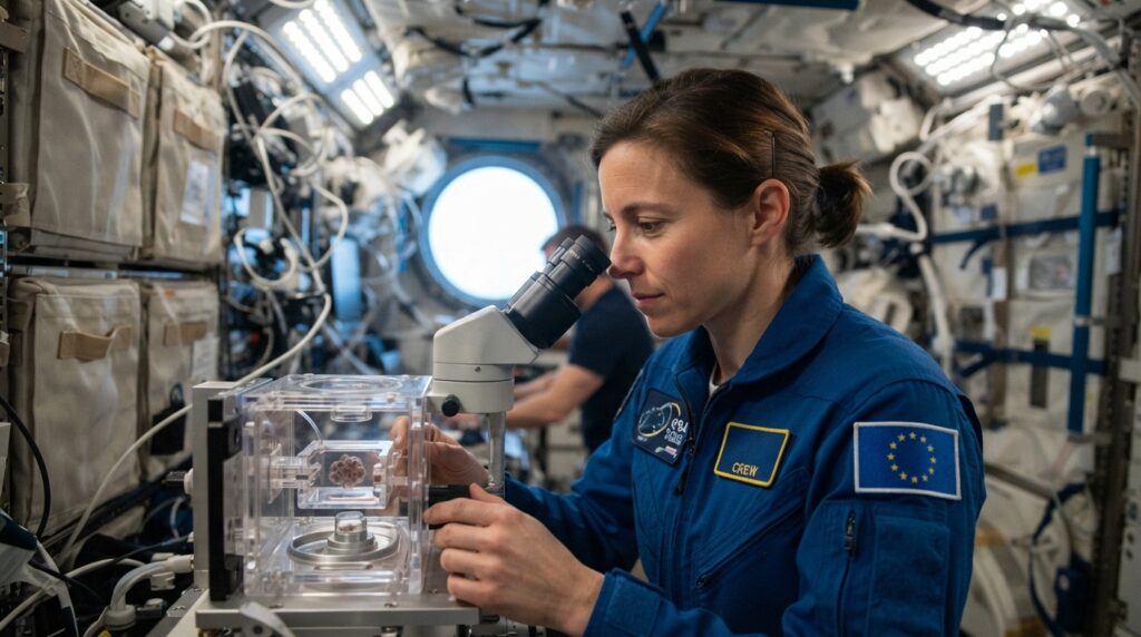 Human Body in Space: Secrets of the Aging Process Studied on the International Space Station