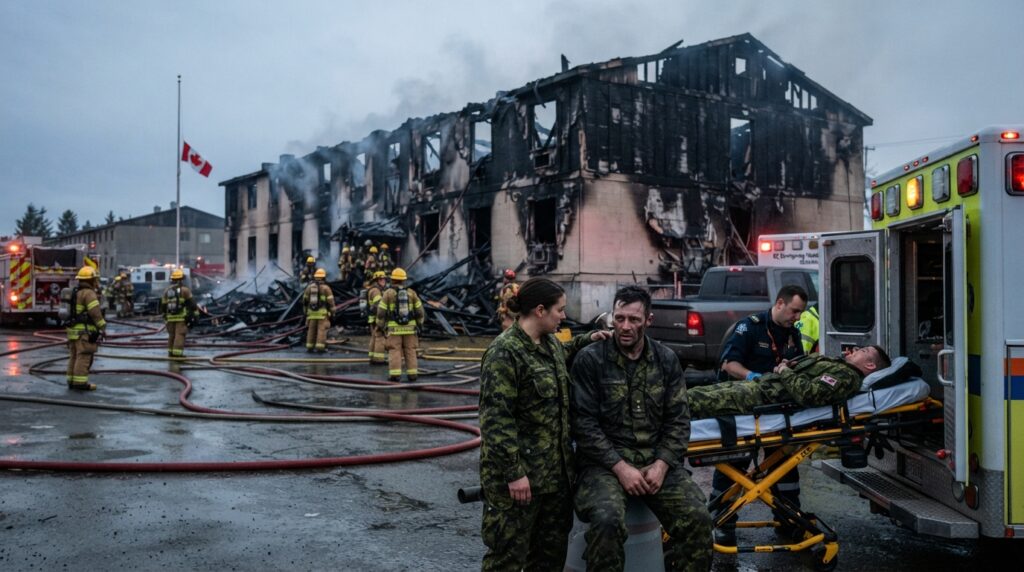Severe fire at a military unit in Canada: Numerous dead and injured
