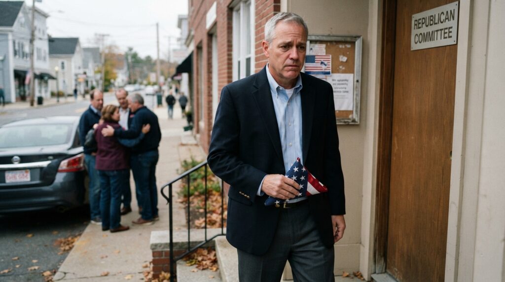 Republican candidate in Massachusetts suspends election campaign due to car accident