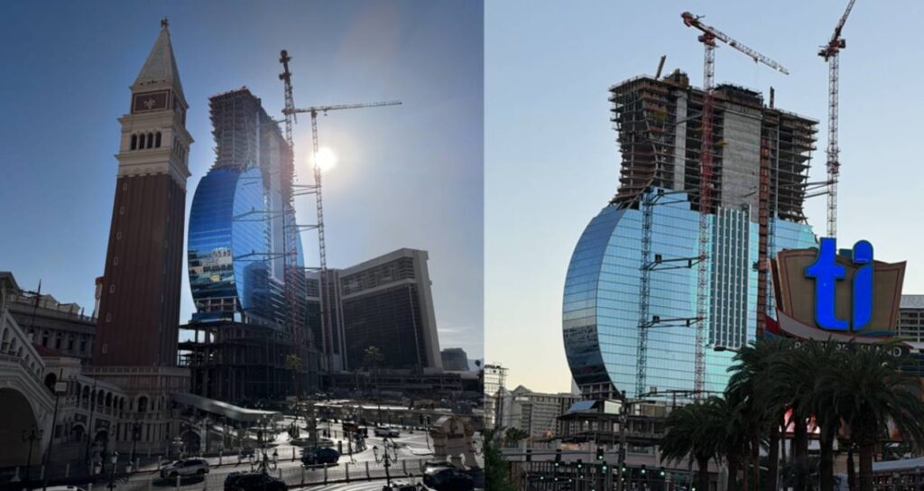 Revolutionary project in Las Vegas: A 200-meter guitar-shaped skyscraper is being built