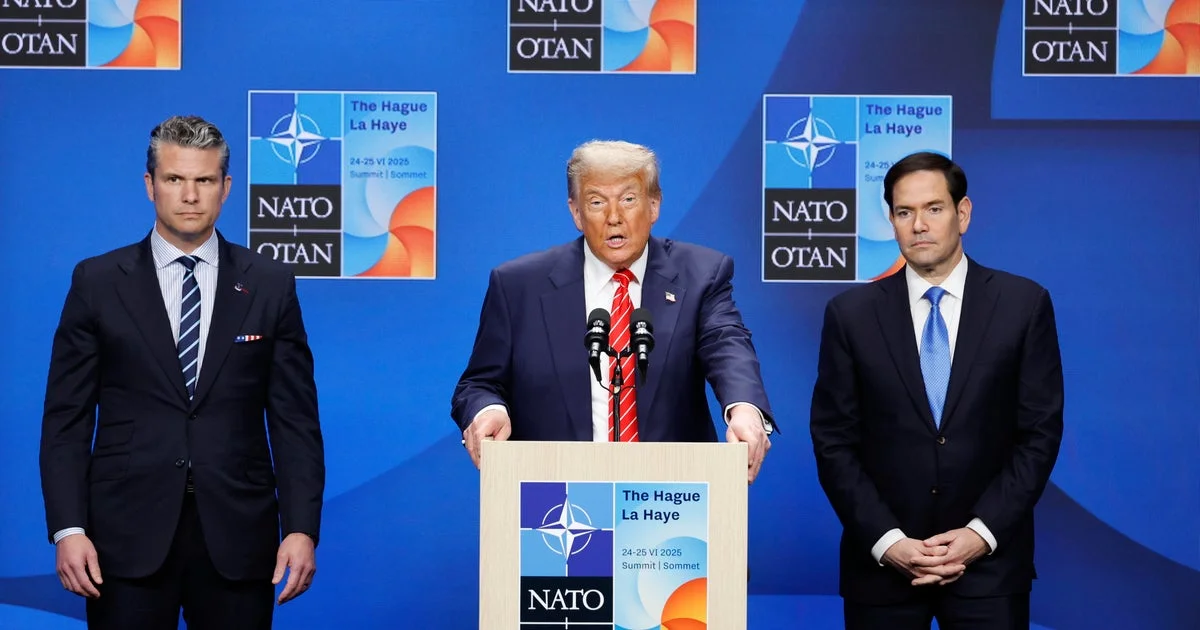 Tramp NATO-da gərgin İran-İsrail atəşkəsi fonunda danışır