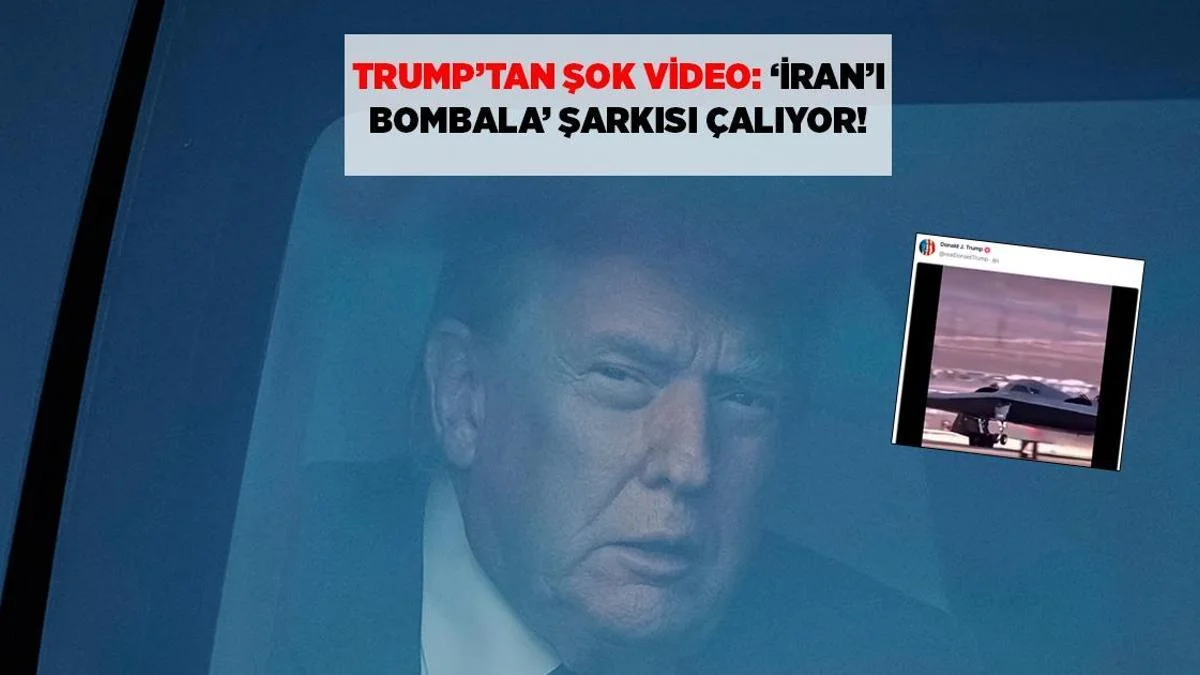 Trampdan B-2 təyyarələri ilə şok "İrana zərbə" videosu
