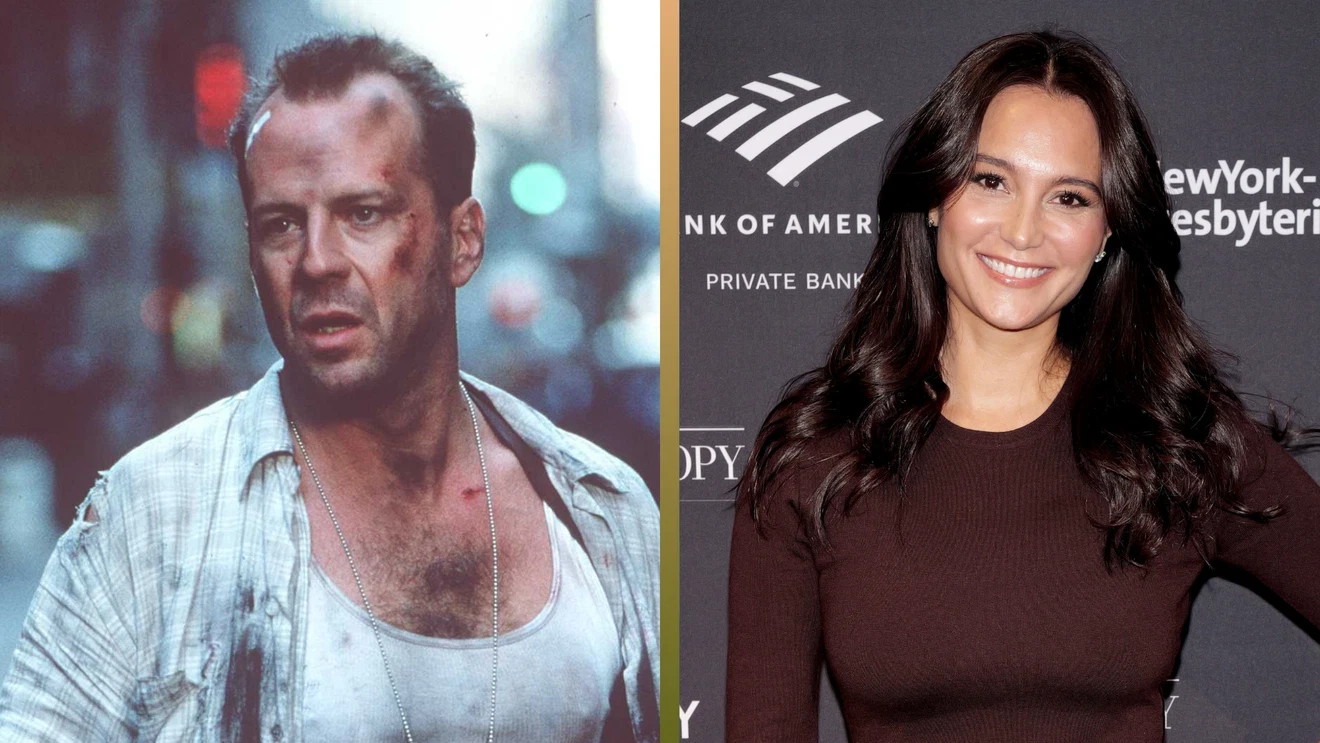 Emma Willis Bruce Willis haqqında danışarkən "Die Hard"ı Milad filmi elan etdi