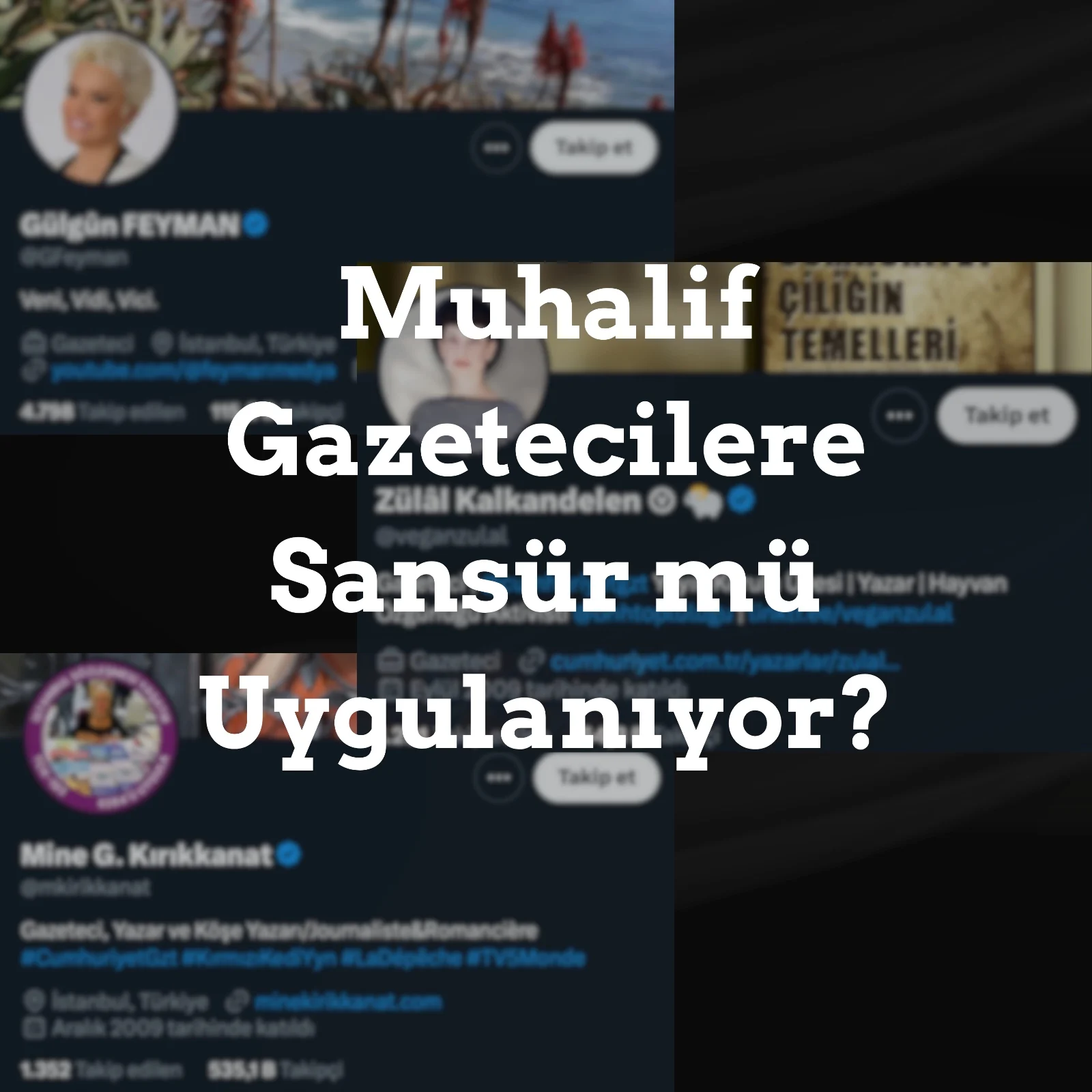 Müxalif jurnalistlərə sosial media senzurası