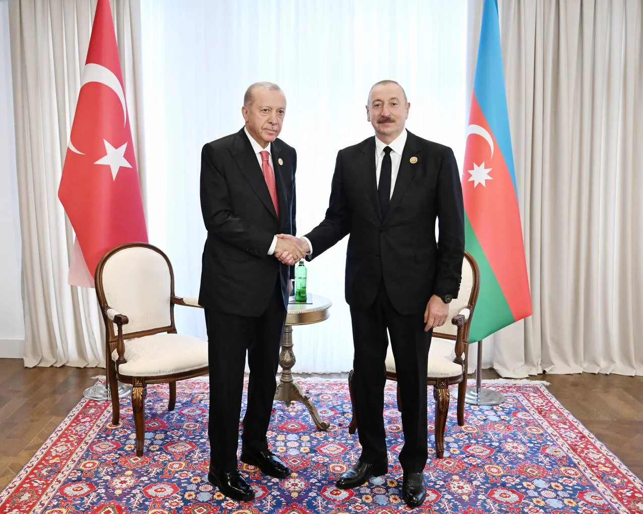 İlham Əliyev Xankəndidə Ərdoğanla görüşdü