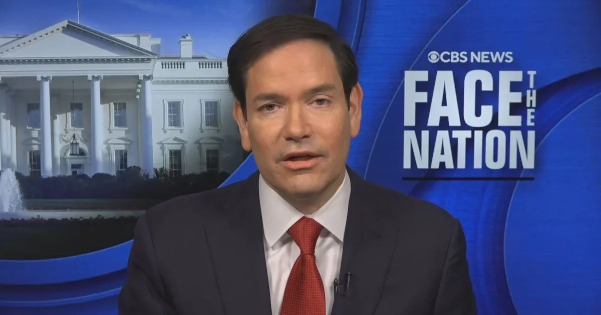 Marko Rubio "Face the Nation"da çıxış etdi