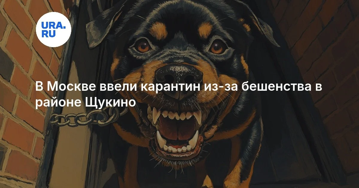 Moskva Şukino rayonunda quduzluq karantini