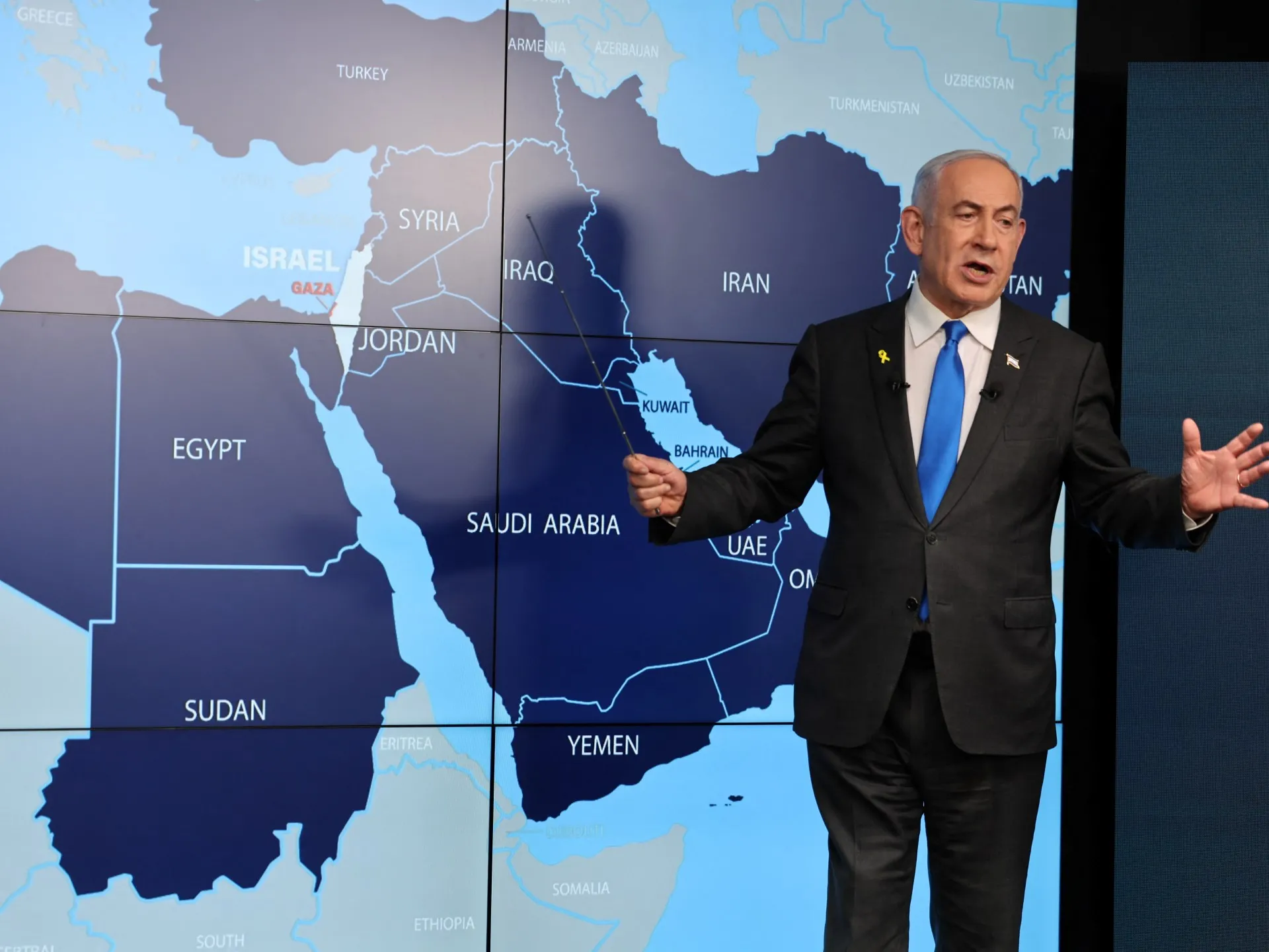Netanyahunun "Böyük İsrail" Açıqlamasına Ərəb Dünyasından Qınaq