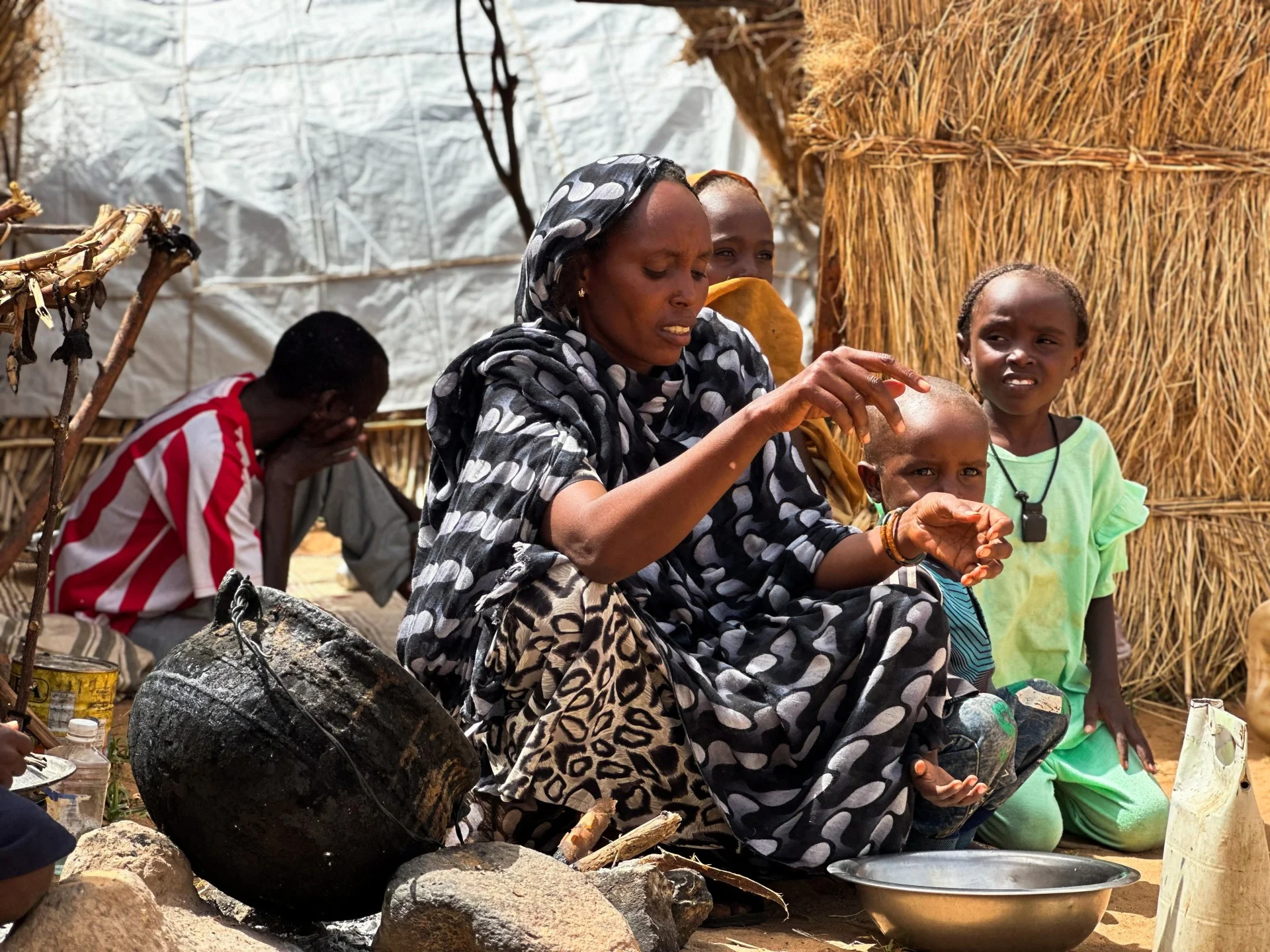 Sudanın El-Fəşirində heyvan yemi ilə sağ qalma mübarizəsi