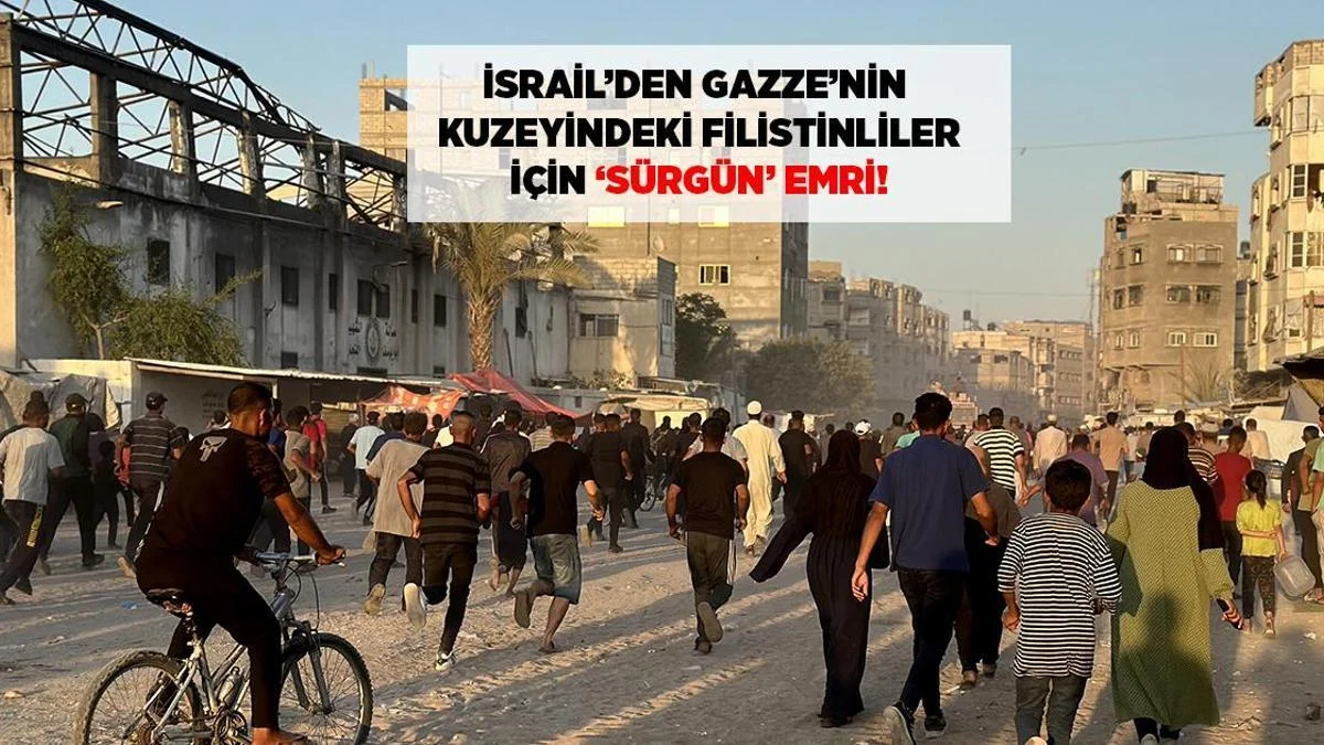 İsrail Ordusundan Fələstinlilərə 'Sürgün Xəritəsi'