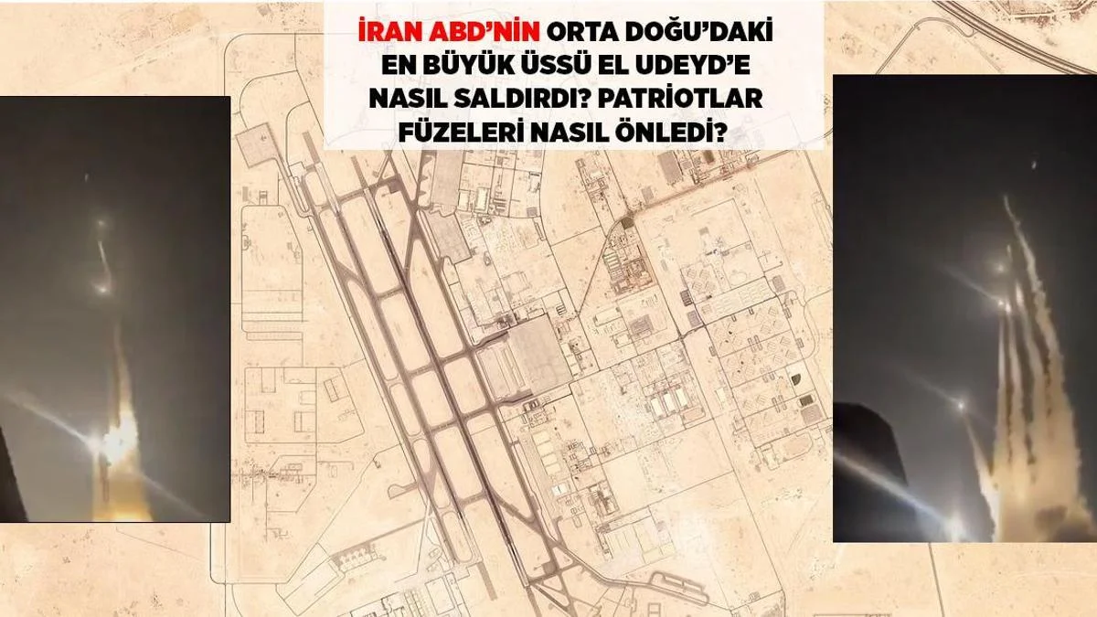 İran Əl-Udeydə hücum etdi: Patriotlar raketləri vurdu
