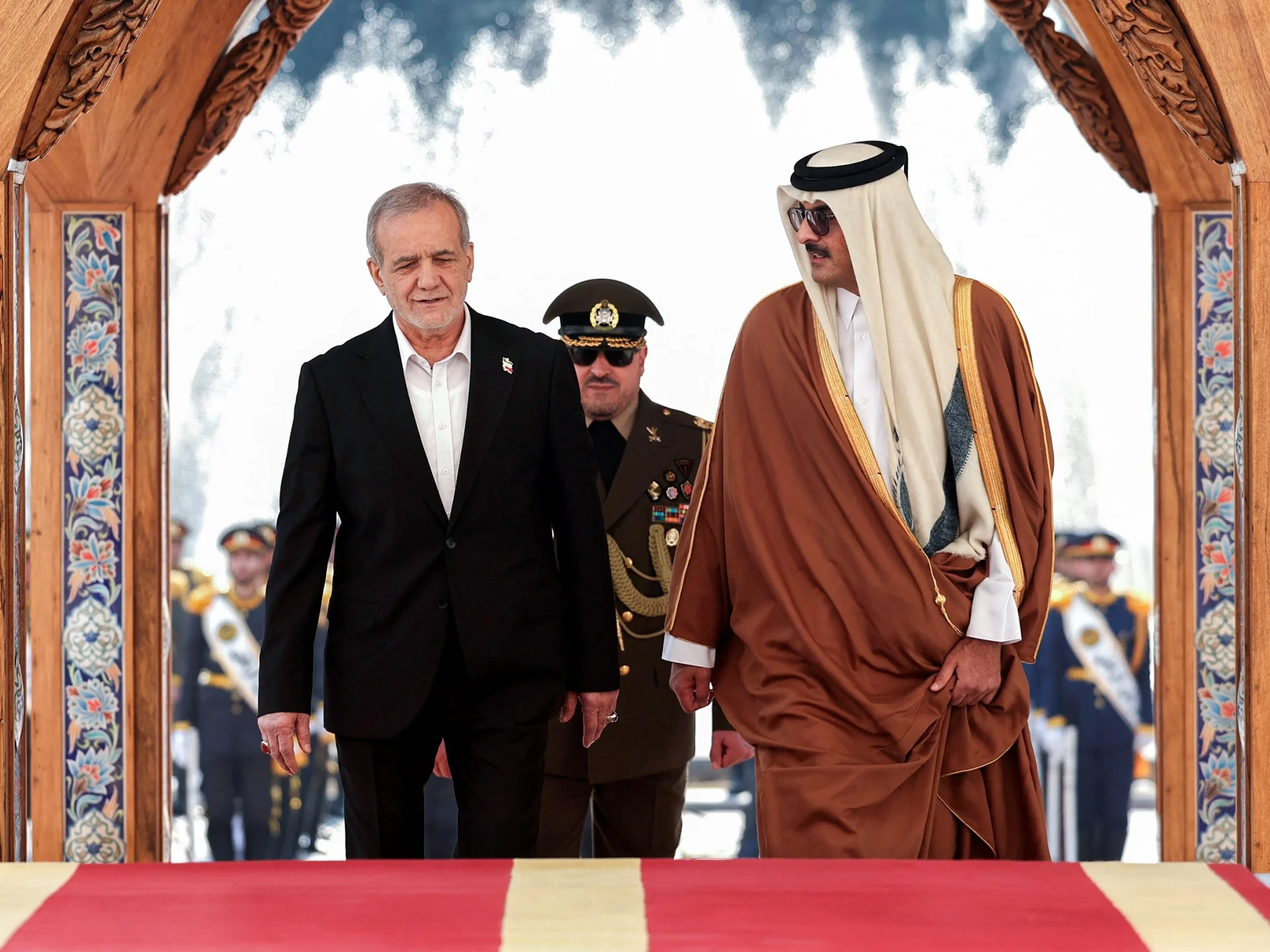 Pezeşkian Qətər əmirinə təəssüfünü bildirib