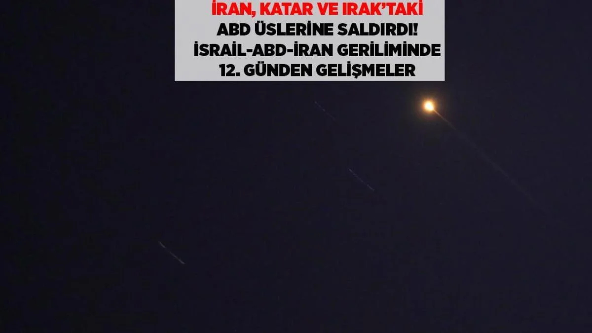 Son Dəqiqə İran Qatardakı ABŞ bazasına və İsrailə hücum etdi