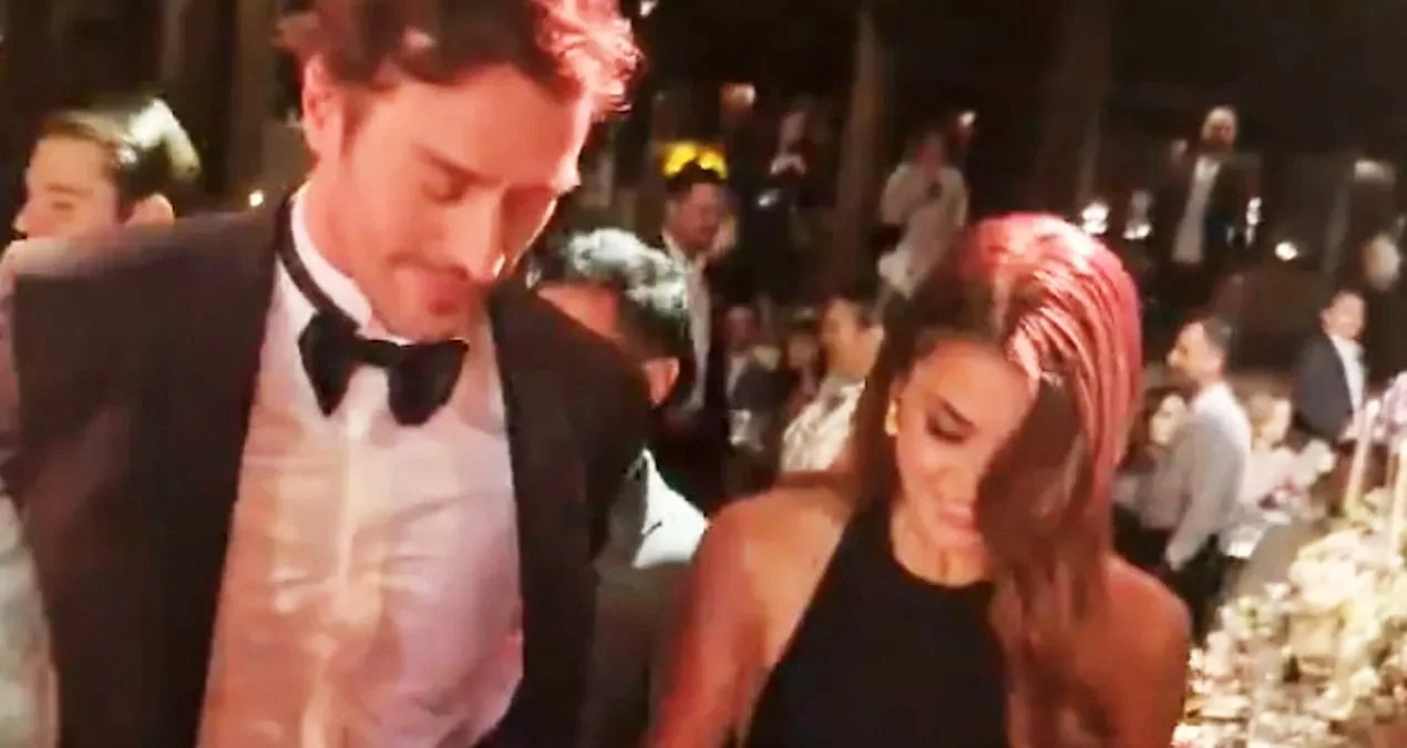 Feyyaz Şerifoğlu və Merve Dinçkol evləndi Hande Erçel horon oynadı