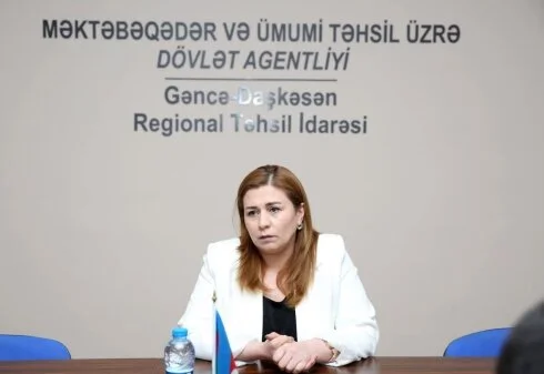 Gəncə təhsilində Gülnar Hadıyevadan külli miqdarda mənimsəmə