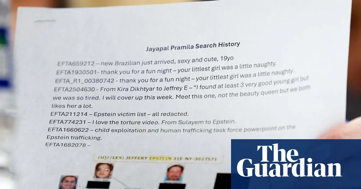 Nümayəndələr Palatası Ədliyyə Nazirliyinin Epşteyn dosyesi qeydlərinə təhqiqat tələb edir