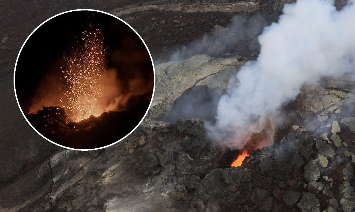 Seysmik fəallıq gücləndi lav püskürdü