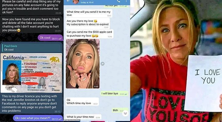 Jennifer Aniston fırıldağı pulsuz qoydu