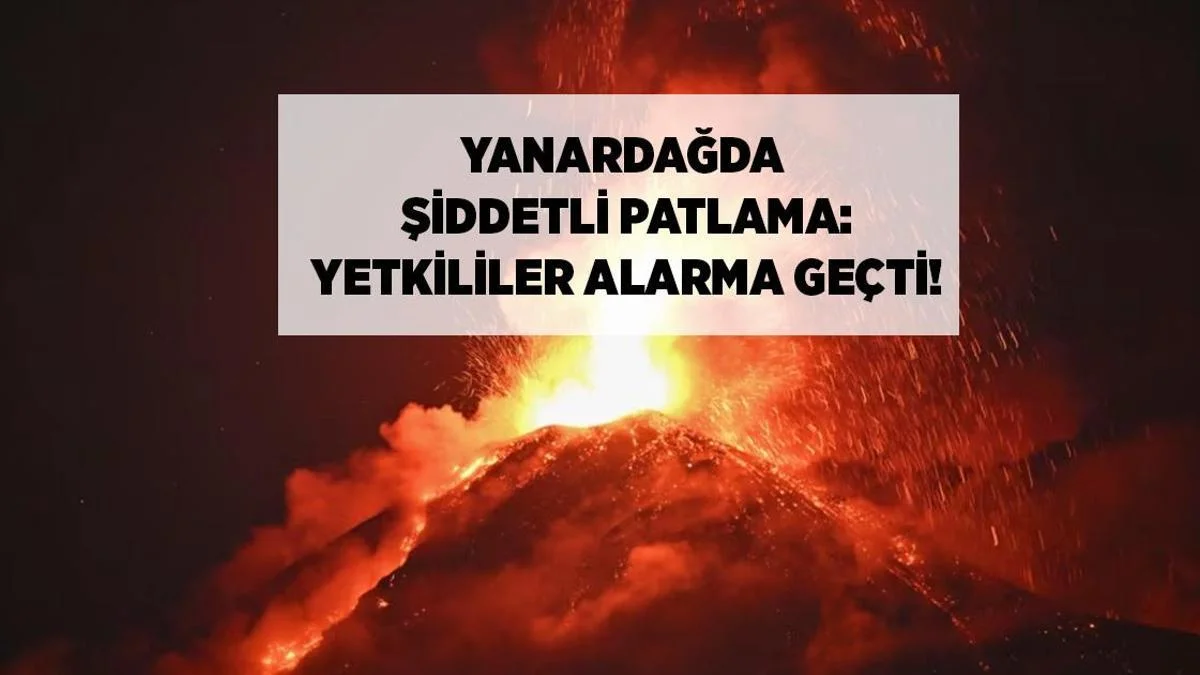 Vulkan partladı: Kül səmanı bürüdü, rəsmilər həyəcana keçdi
