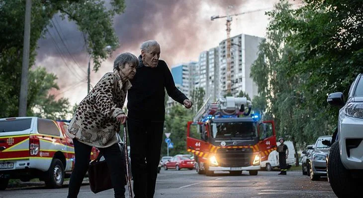 Rusiya Ukraynanın mərkəzinə 539 PUA ilə dəhşətli hücum