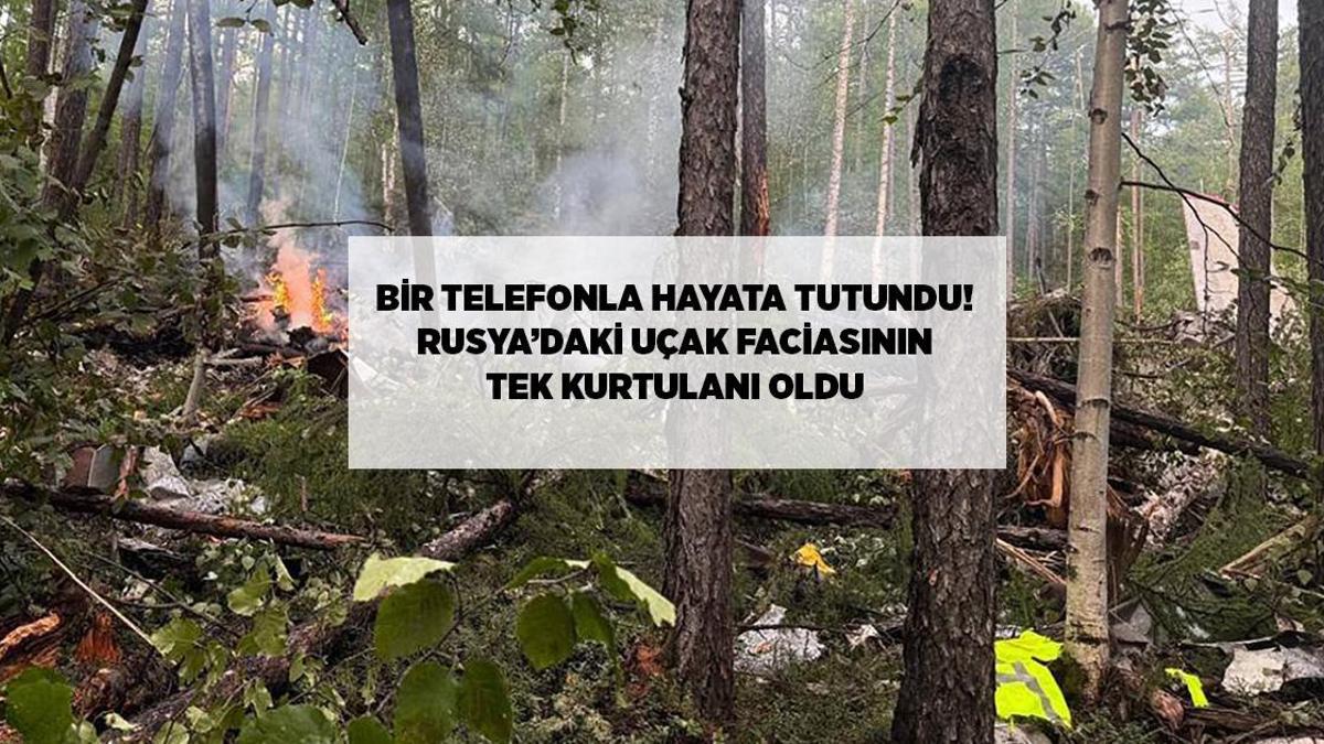 Rusiyadakı Təyyarə Faciəsi: Telefonla Sağ Qalan Yeganə