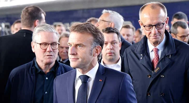 Almaniya, Böyük Britaniya, Fransa: Kritik Yaxın Şərq görüşü