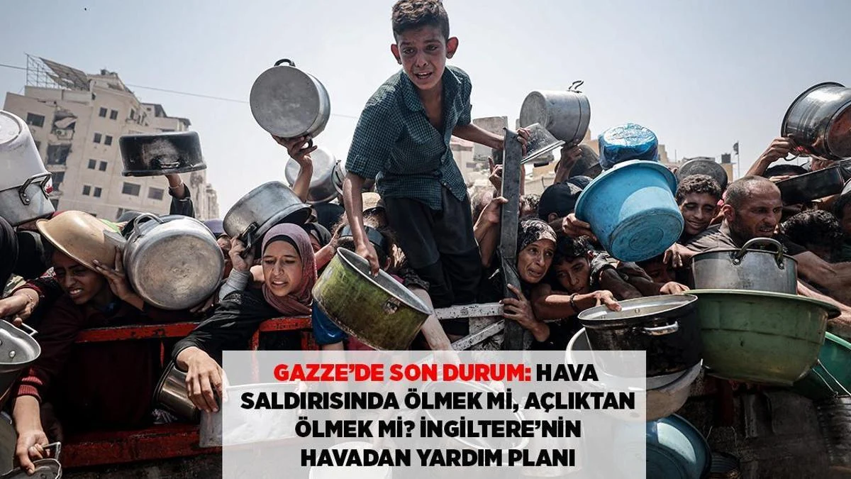Qəzzada Britaniya Yardımı: Bomba ya Aclıq