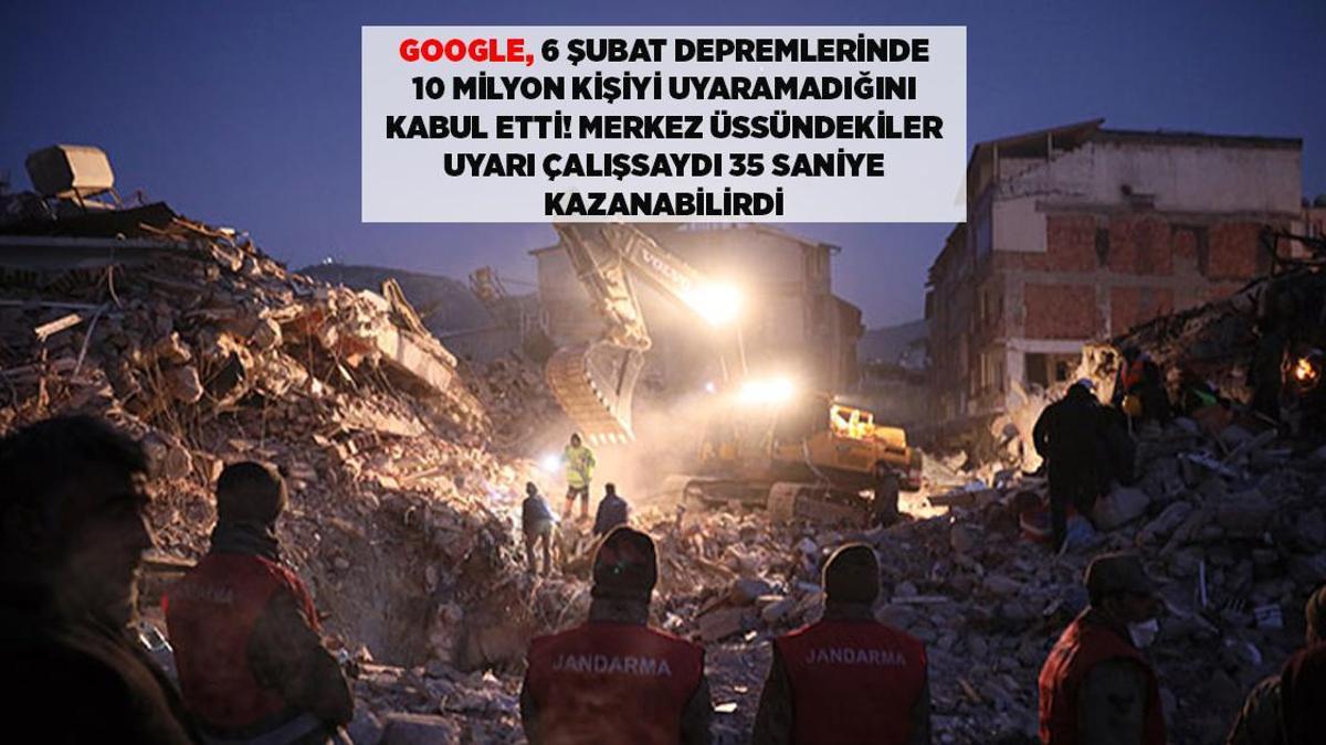 Google-dan 6 fevral zəlzələləri etirafı: 10 milyon insan 35 saniyə öncə xəbərdar edilə bilərdi