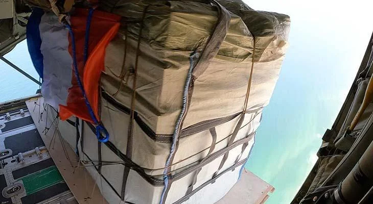 Qəzzaya Almaniya, Fransa və İordaniyadan 14 ton hava yardımı