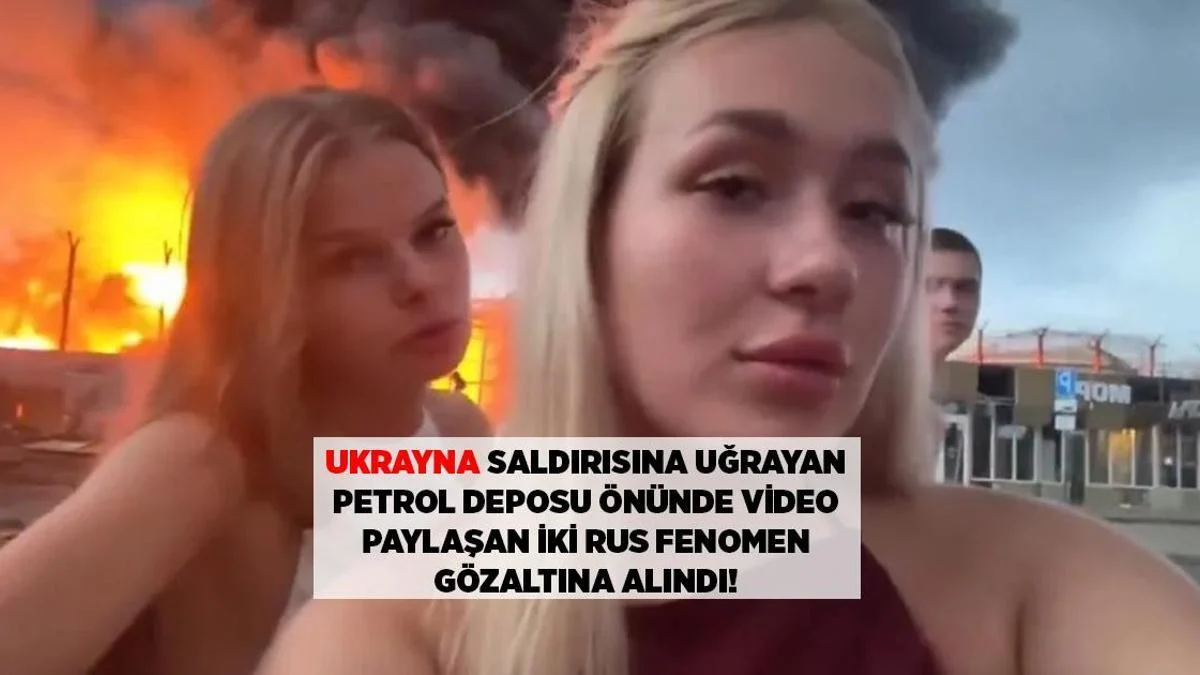 Rus fenomenlər Soçidəki zədələnmiş neft anbarı önündə TikTok çəkərkən saxlanıldı