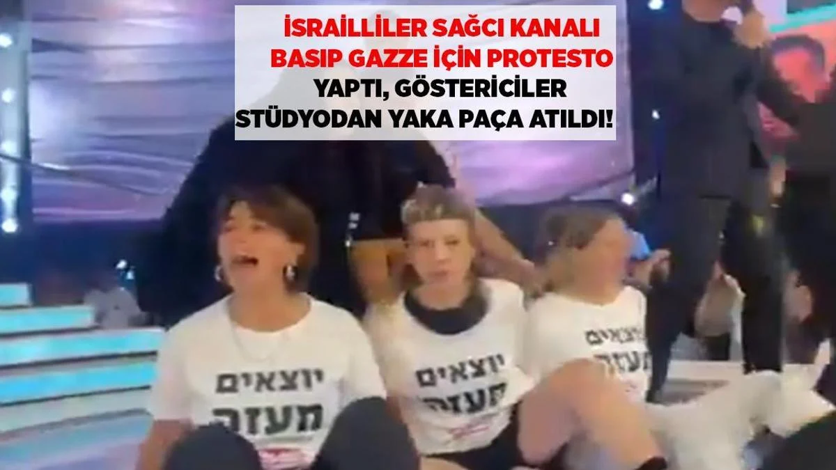 Təcili: İsrailli fəallar Qəzza atəşkəsi və özünüqiymətləndirmə tələbi ilə canlı yayımı basdı
