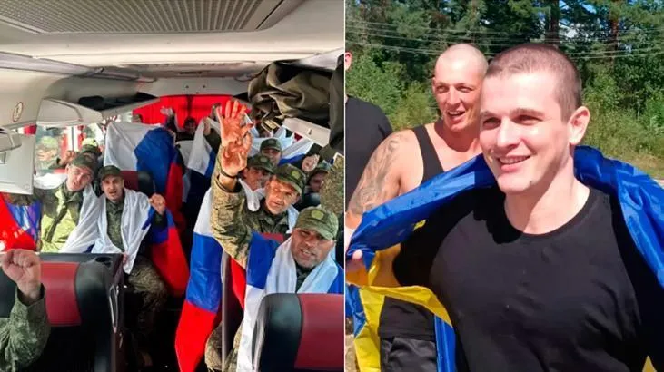Əsir mübadiləsi: 84 Rusiya, 84 Ukrayna hərbçisi