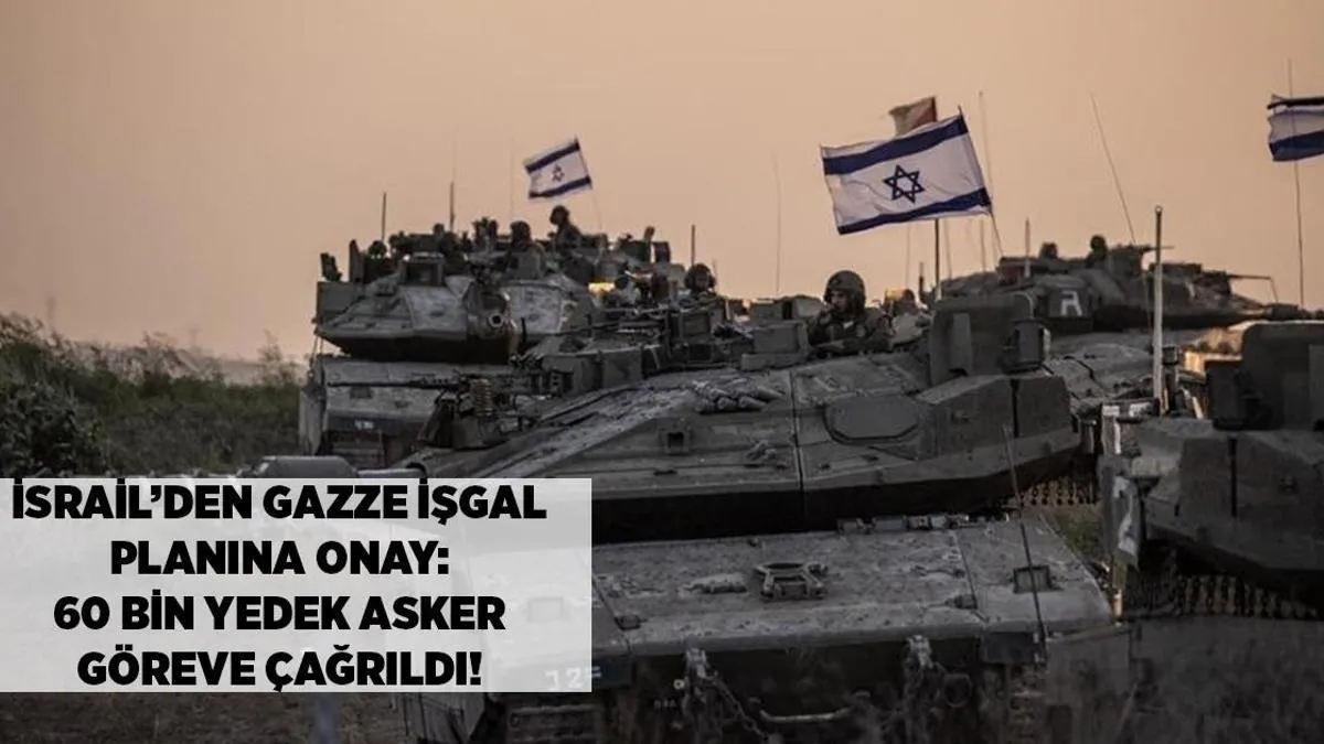 TƏCİLİ XƏBƏR İsrail Qəzzanı işğal planını təsdiqlədi 60 min ehtiyat əsgər səfərbər olunur