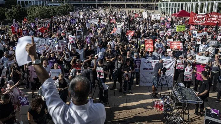 Tel-Əvivdə Qəzza soyqırımına etiraz: "İsrailli olmaqdan utanıram"