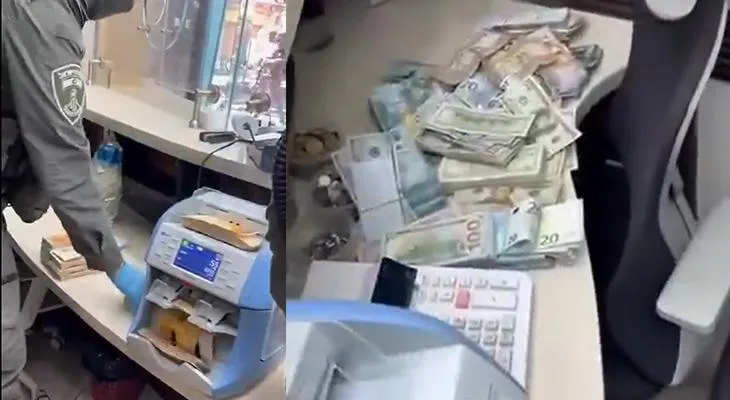 SON DƏQİQƏ İsrail əsgərləri İordan çayının qərb sahilində valyuta məntəqəsinə basqın edərək minlərlə dollar oğurladı